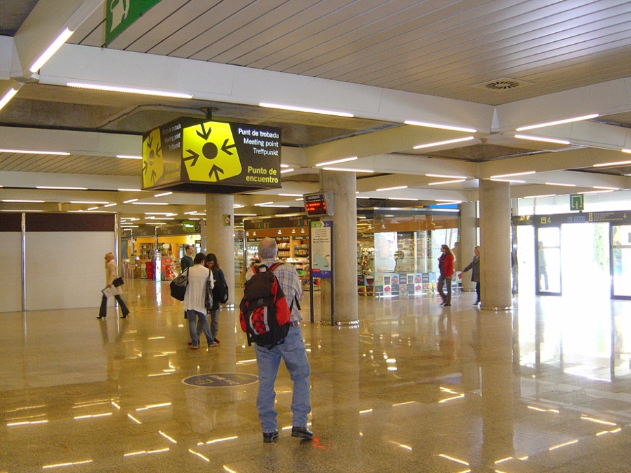 Majorca airport meeting point.